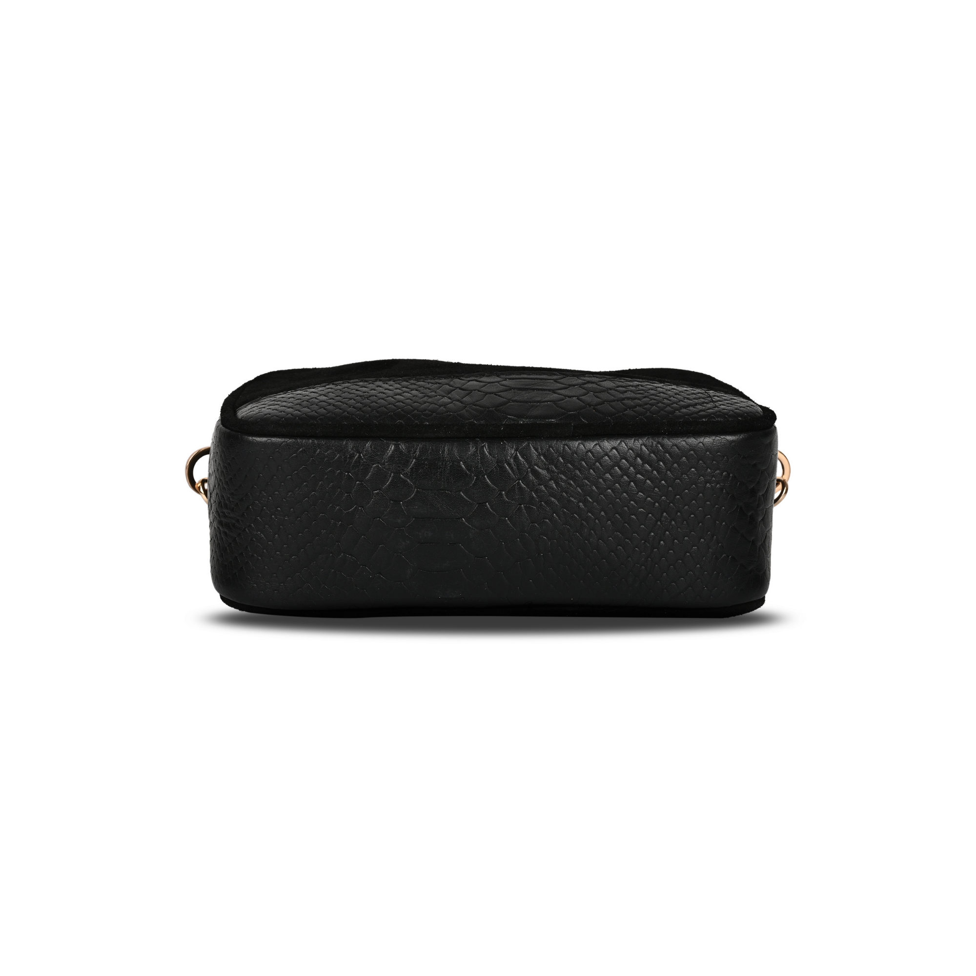 The Velvet-Croc Cube Clutch