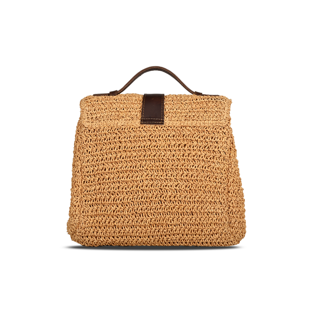 The Coastal Raffia Satchel