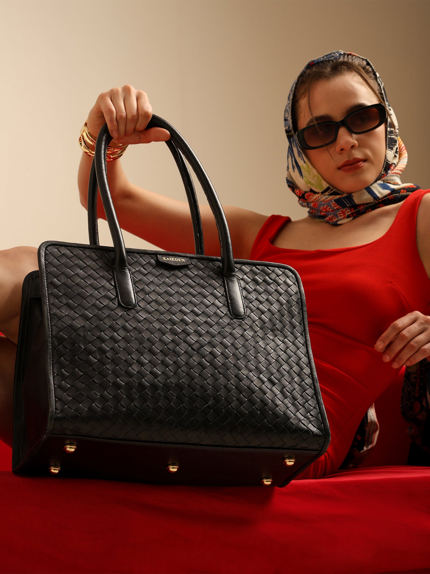 The Intrecciato Work Tote