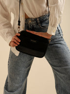 The Velvet-Croc Cube Clutch