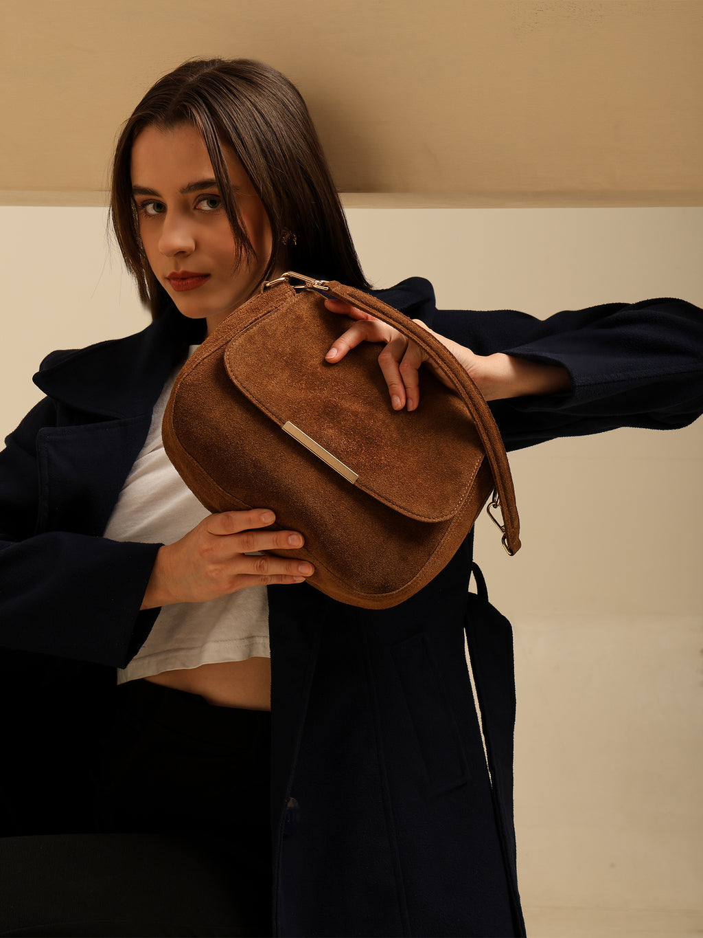 The Tobacco Suede Saddle