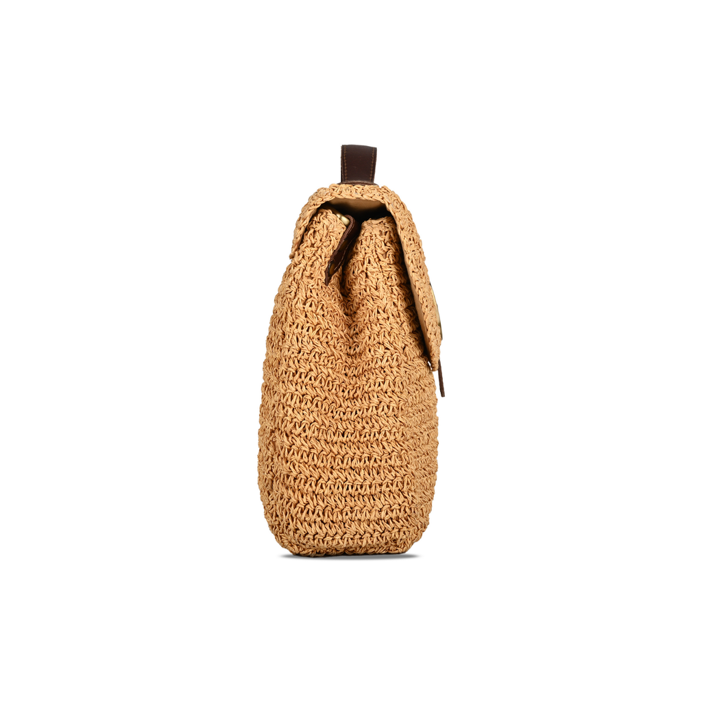 The Coastal Raffia Satchel