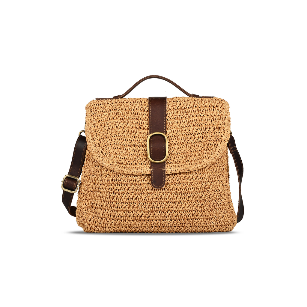The Coastal Raffia Satchel