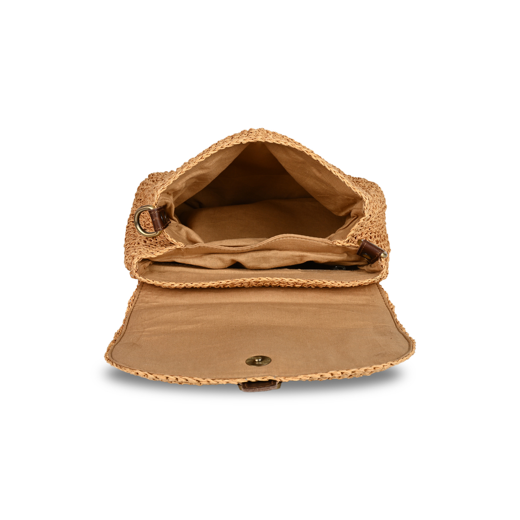 The Coastal Raffia Satchel
