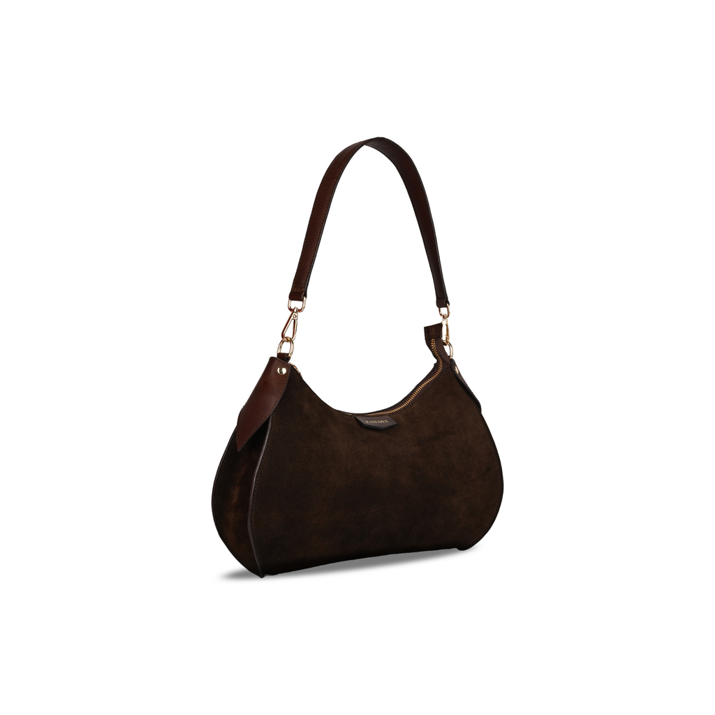 The Espresso Suede Crescent