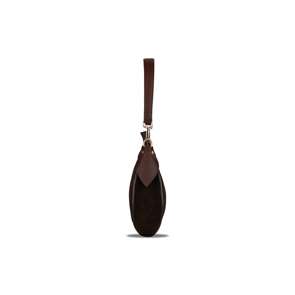 The Espresso Suede Crescent