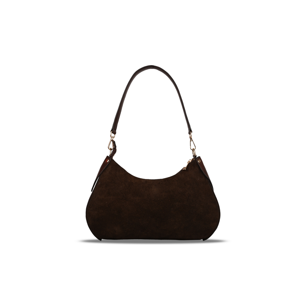 The Espresso Suede Crescent
