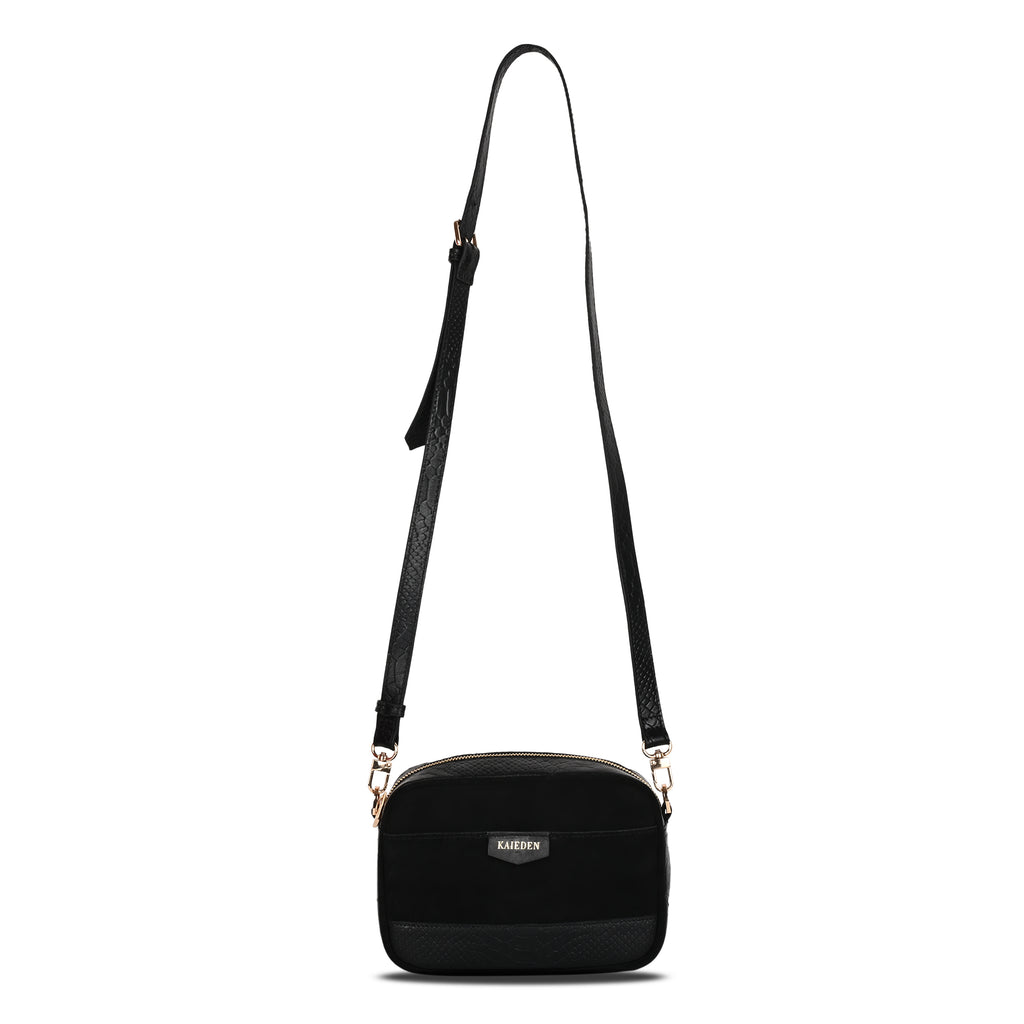 The Velvet-Croc Cube Clutch