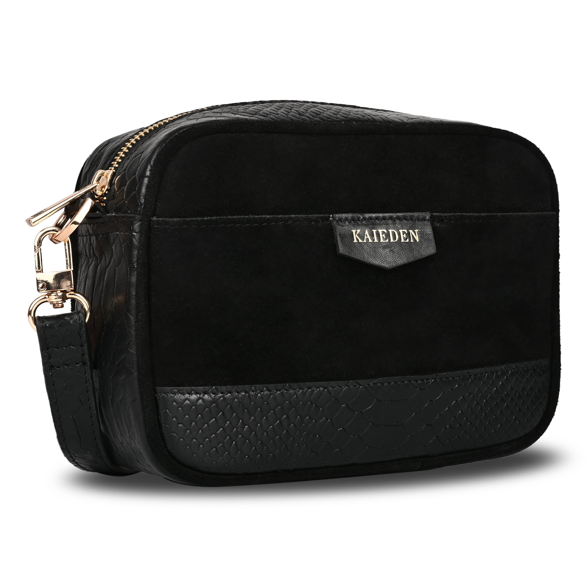 The Velvet-Croc Cube Clutch