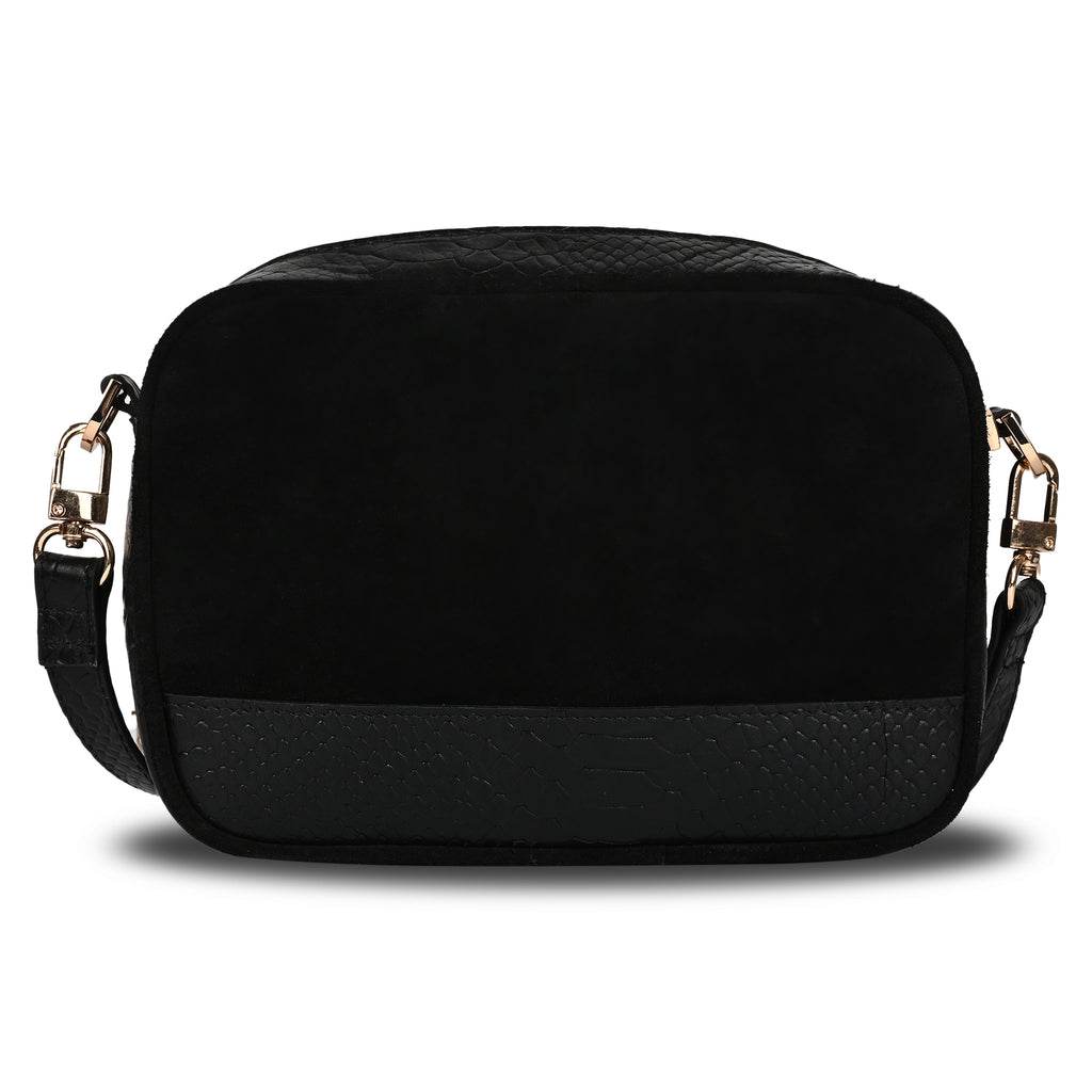 The Velvet-Croc Cube Clutch