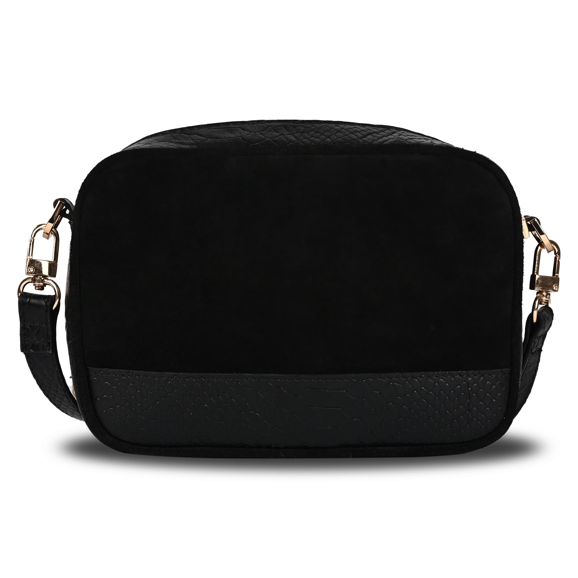 The Velvet-Croc Cube Clutch