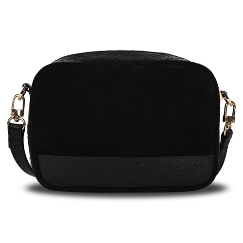 The Velvet-Croc Cube Clutch
