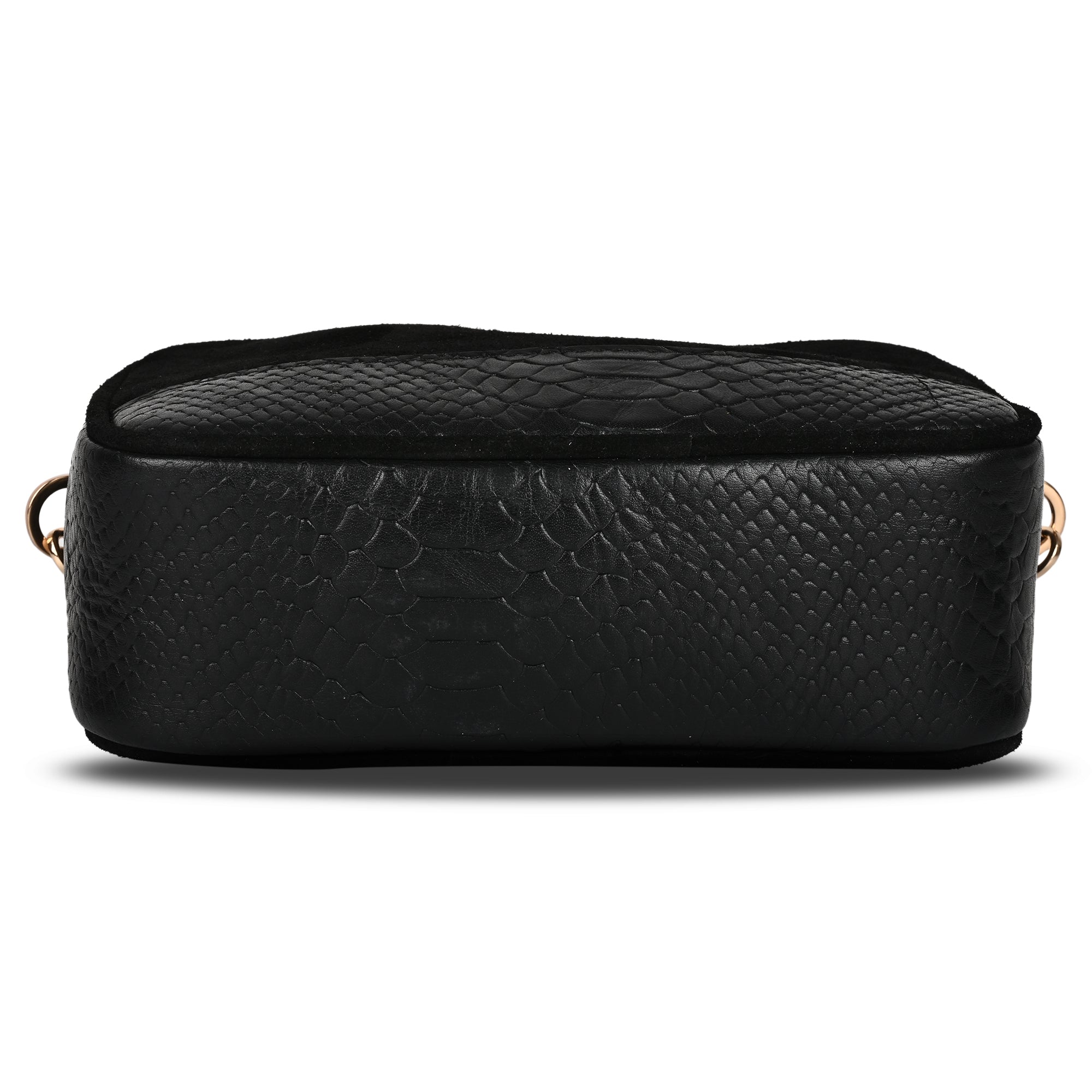 The Velvet-Croc Cube Clutch