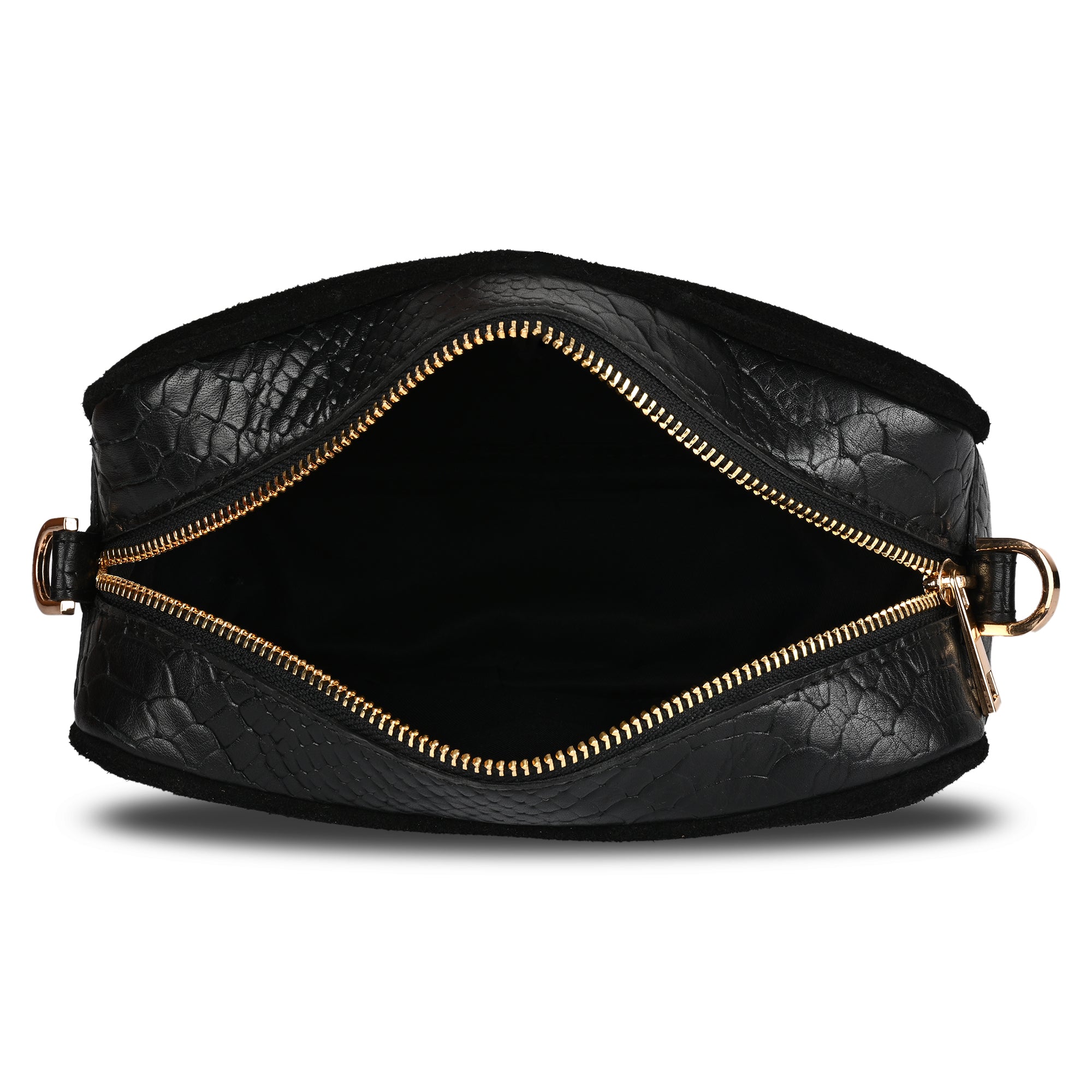 The Velvet-Croc Cube Clutch