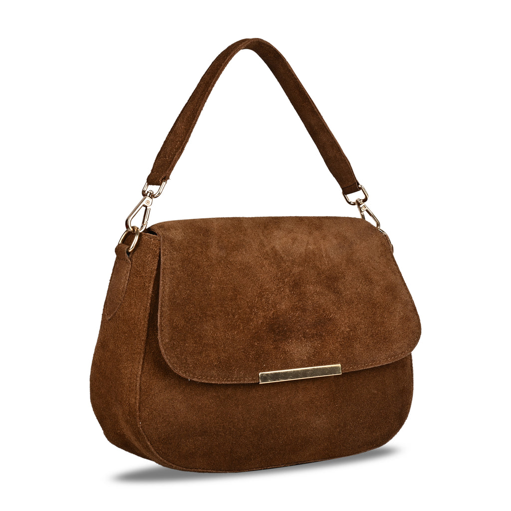 The Tobacco Suede Saddle