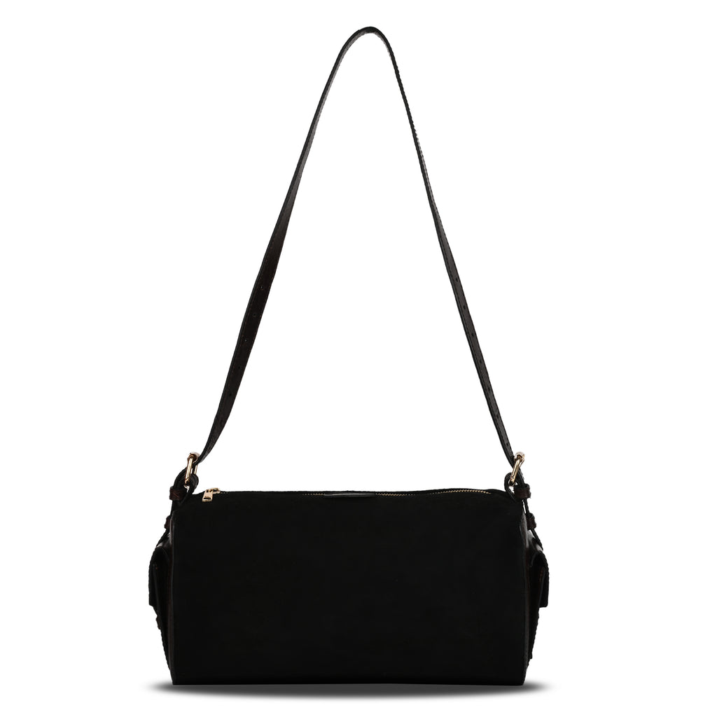 The Noir Canvas Shoulder Bag