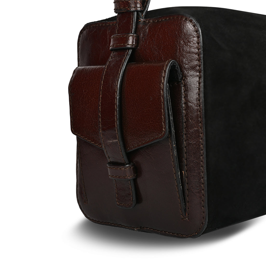 The Noir Canvas Shoulder Bag
