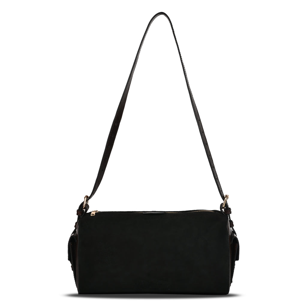 The Noir Canvas Shoulder Bag
