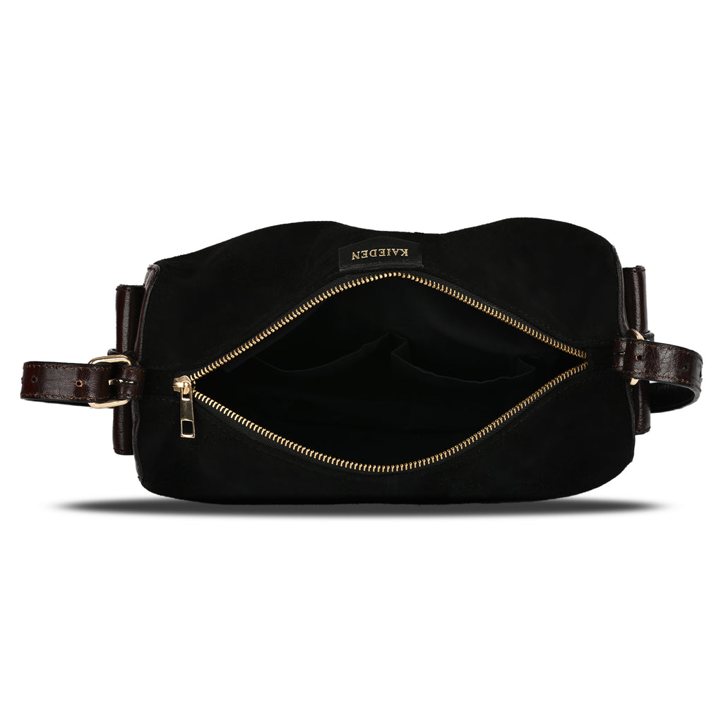 The Noir Canvas Shoulder Bag