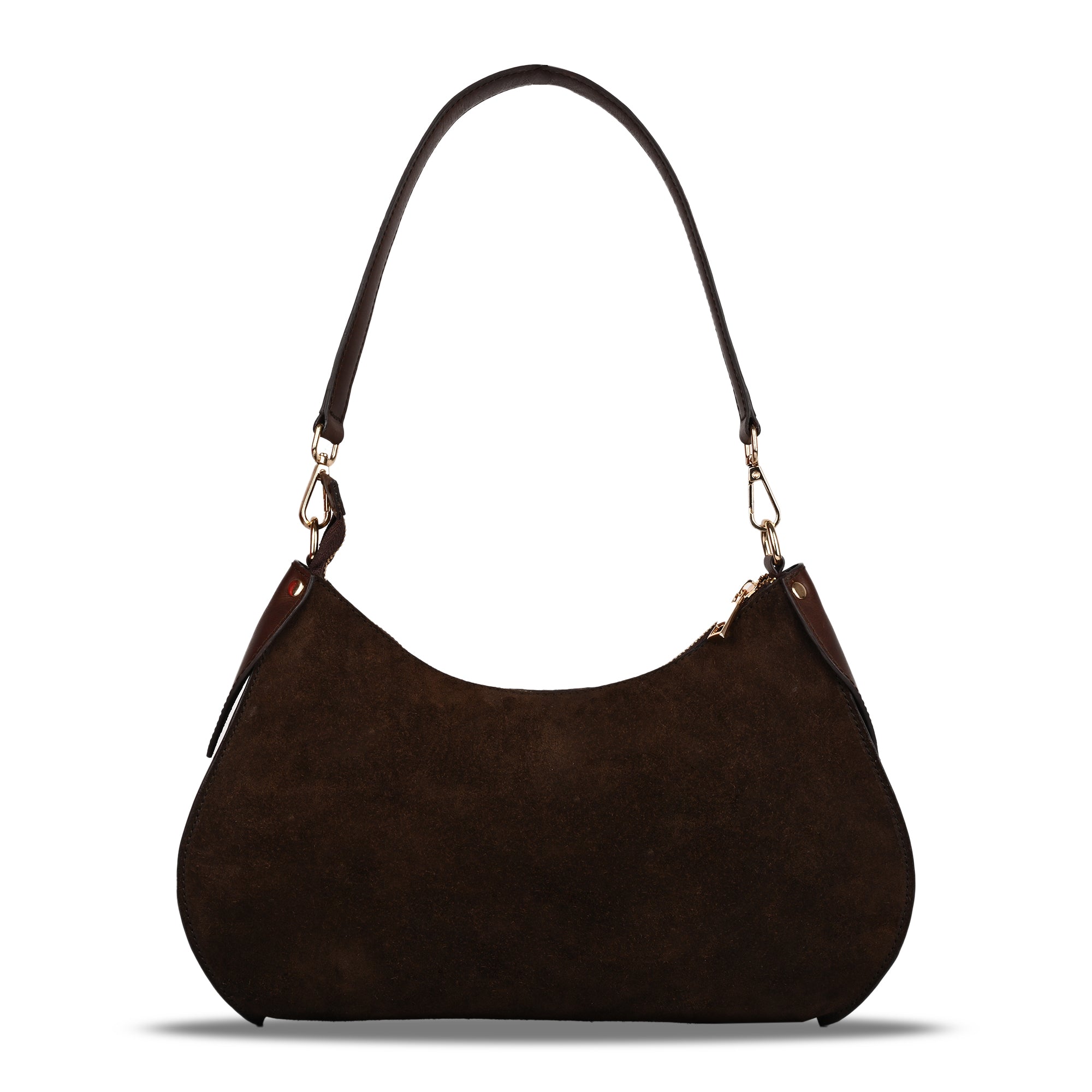 The Espresso Suede Crescent