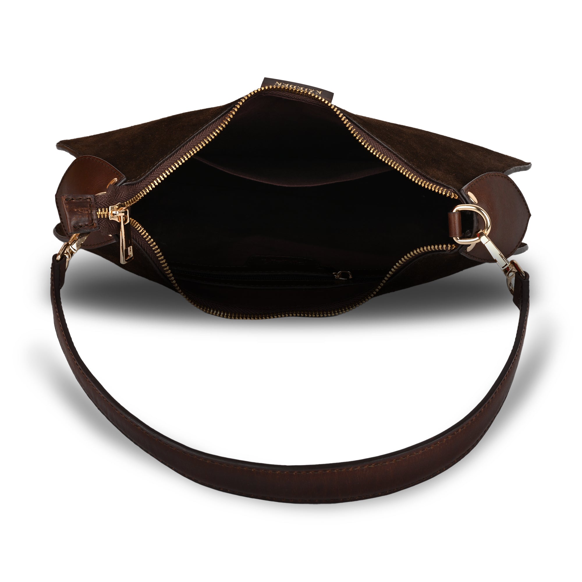 The Espresso Suede Crescent