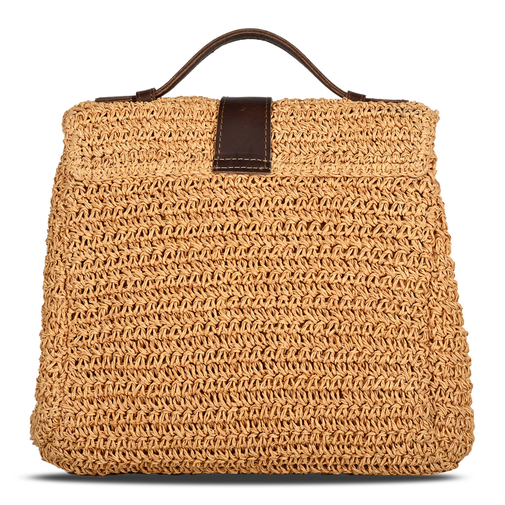 The Coastal Raffia Satchel