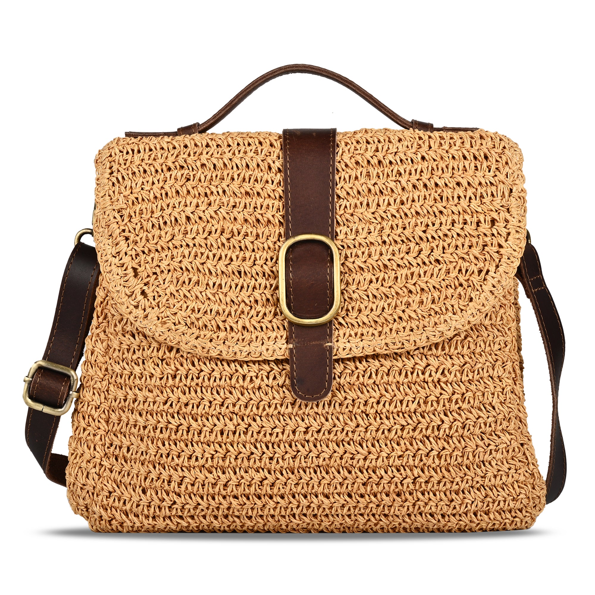 The Coastal Raffia Satchel